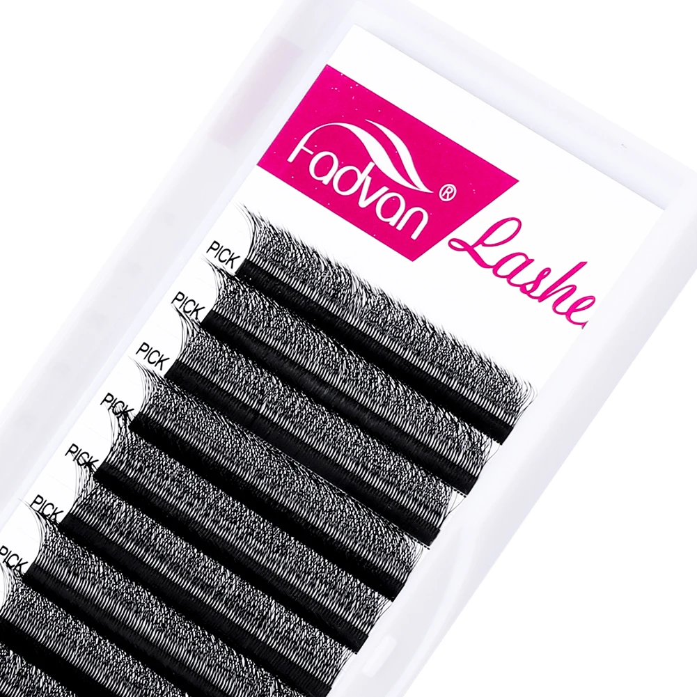 Fadvan 4D W Shaped Lashes Wholesale 10pcs Faux Mink Premade Volume Fans W Style Eyelash Comfortable Soft Natural Volume Lash