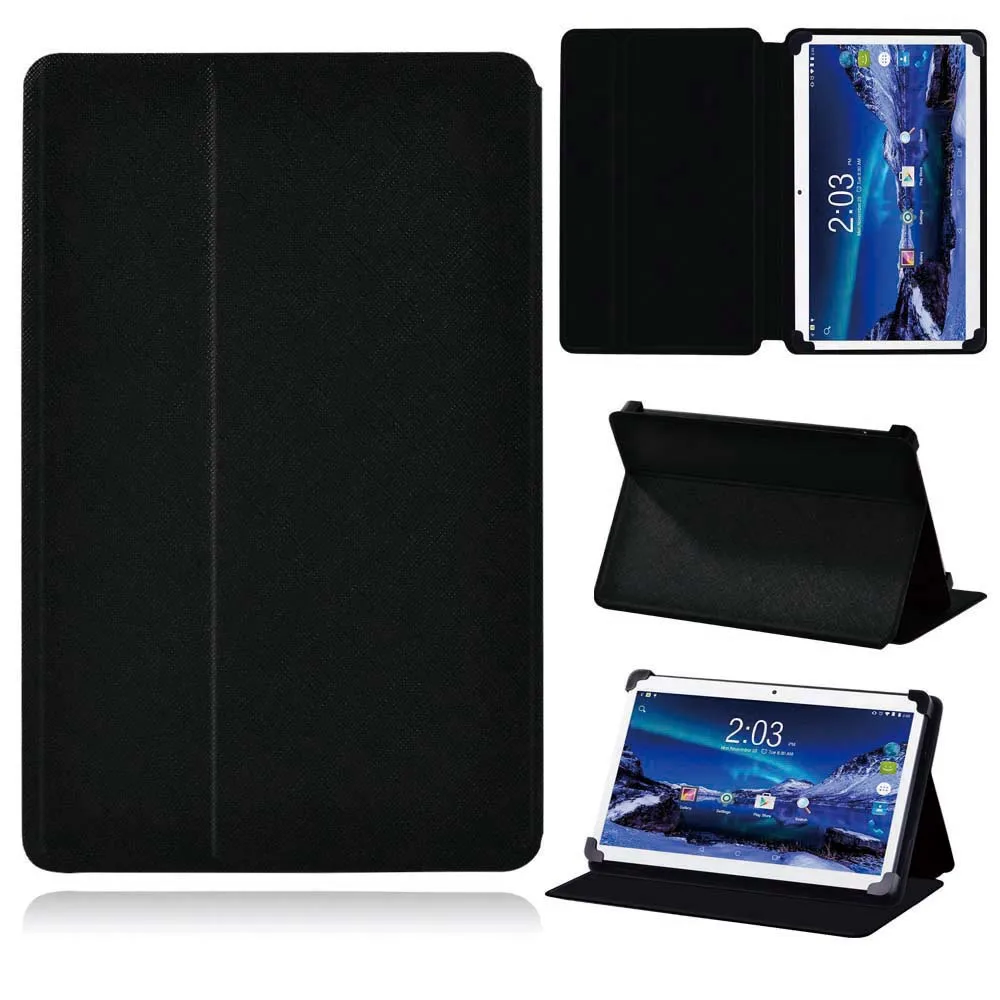 Tablet Case voor XGODY Kleuren/GA10H/K109/M874/T73Q/T93Q/T950/V7 Beschermhoes voor 7 "/9"/9.5 "/10.1" Lederen Tablet Case + Gratis Stylus