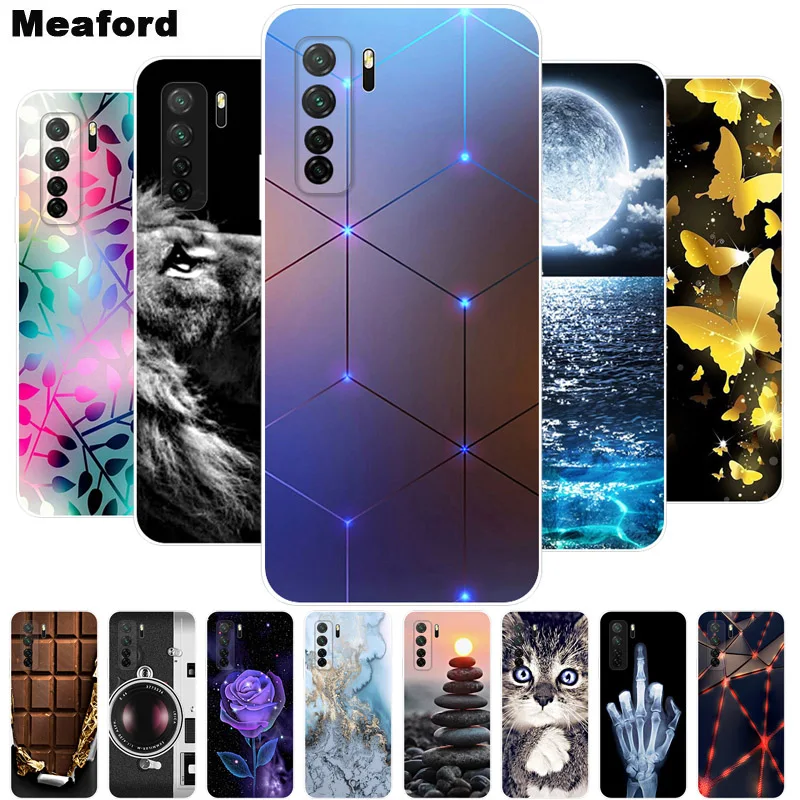 

For Huawei honor 30S Case Shockproof Silicon Phone Case For Honor 30S 6.5" Cover CDY-NX9A CDY-NX9B Russian version Back Cover