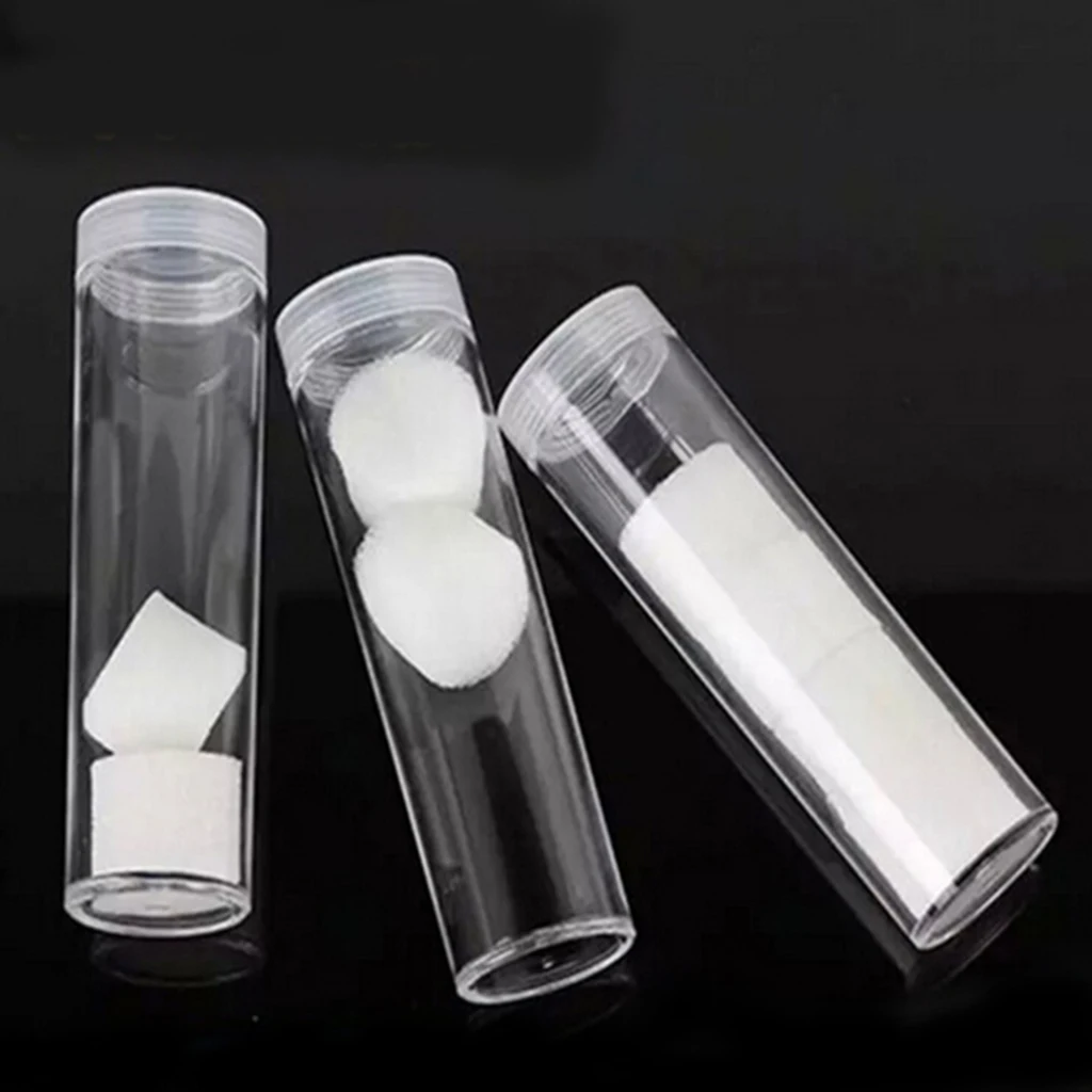 10Pcs 20.5 25 30 32 mm Protective Tube Holder Clear Round Cases Coin Storage Boxes