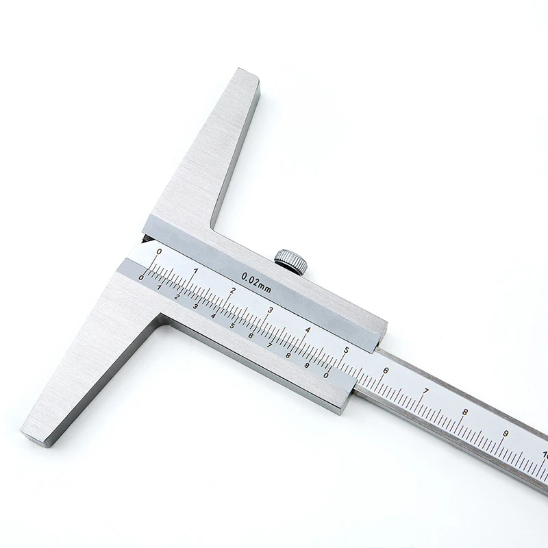 0-150mm 0-200mm 0-300mm Depth Vernier Caliper 0.02mm Steel Metric Gauge Micrometer 6inch 8inch 12inch depth Measuring Tools