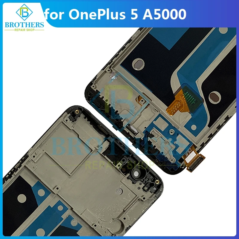 LCD For OnePlus 5 LCD Screen LCD Display for OnePlus 5 A5000 LCD Assembly Touch Screen Digitizer Phone Replacement Test Working