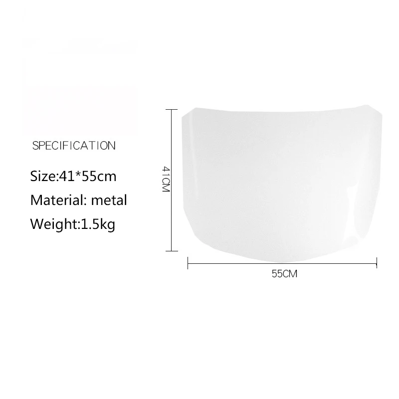 55*41cm Vehicle/Trunk Bonnet Front Painted Car Engine Hood display Model In White MO-179E-1