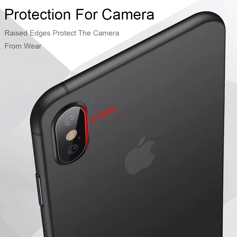 Translucent Matte Frosted Phone Case For iPhone X XR XS 11 12 13 Mini 14 Pro Max 7 8 Plus SE Ultra Thin 0.3mm Hard PC Cover