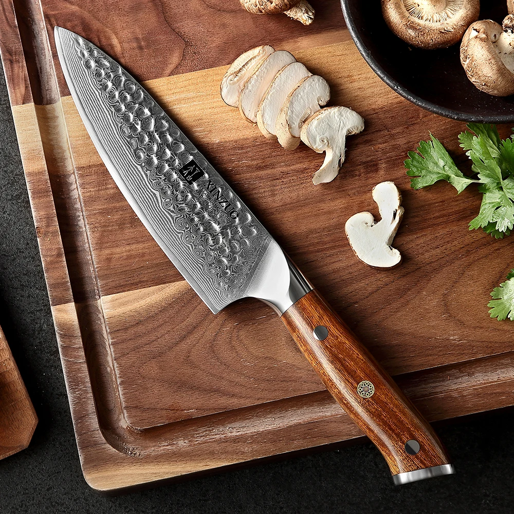 XINZUO 6.5 Inch Chef Knife 67 Layers Damascus Steel Kitchen Knive New Design High Carbon Steel Cooking Knife Gift