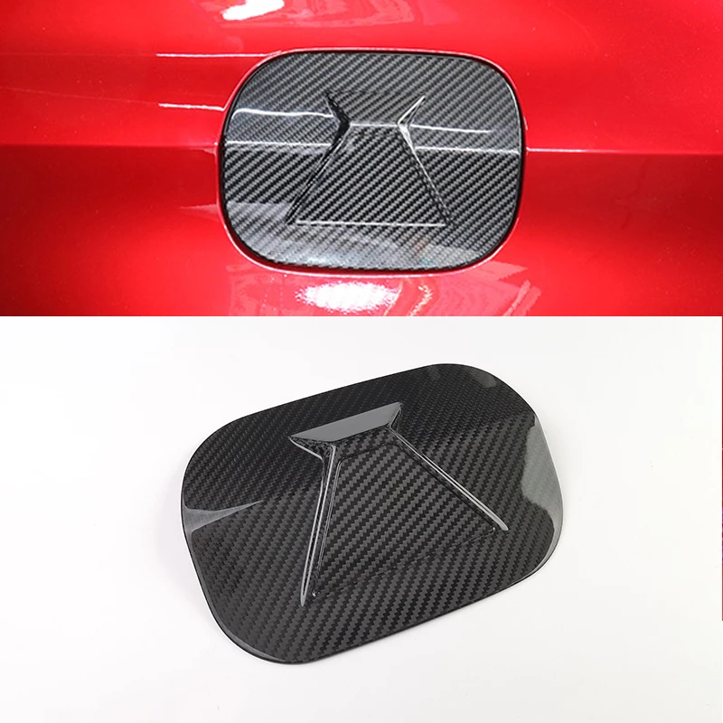 For LEXUS RC 200 300 350 2015-2019 Car Exterior Accessories Stickers Fuel Tank Cover Carbon Fiber Decoration Parts Applicable