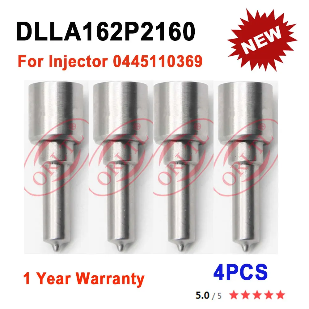 4*DLLA162P2160 Fuel Nozzle Tips 0433172160 Auto Repair Kits For SEAT SKODA 0445110480 0445110616 0445110478 0445110479