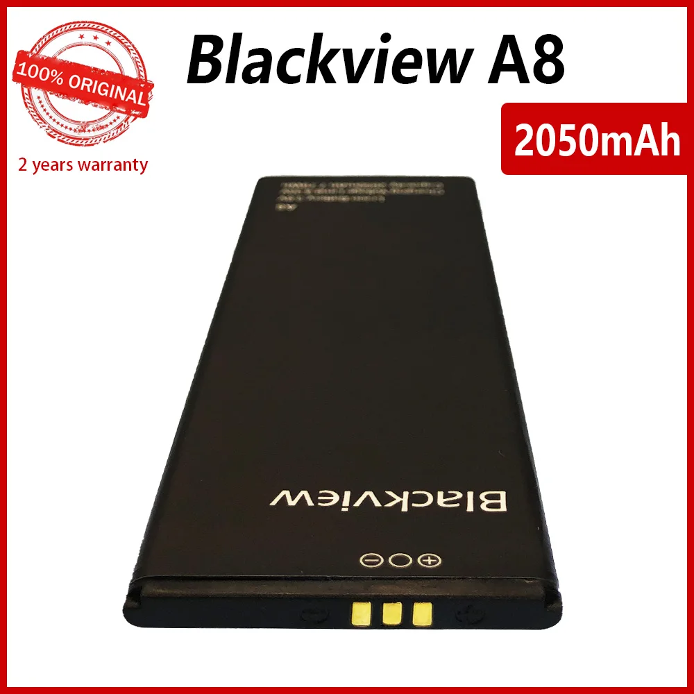 100% Original 2050mAh A8 Phone Battery For Blackview A8 High quality Batteries With Tracking Number