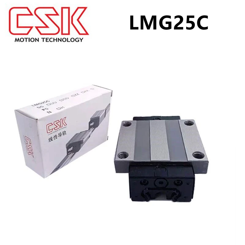 2pcs original Taiwan CSK linear guide block LMG25C Slider Blocks Linear Guideway Carriage