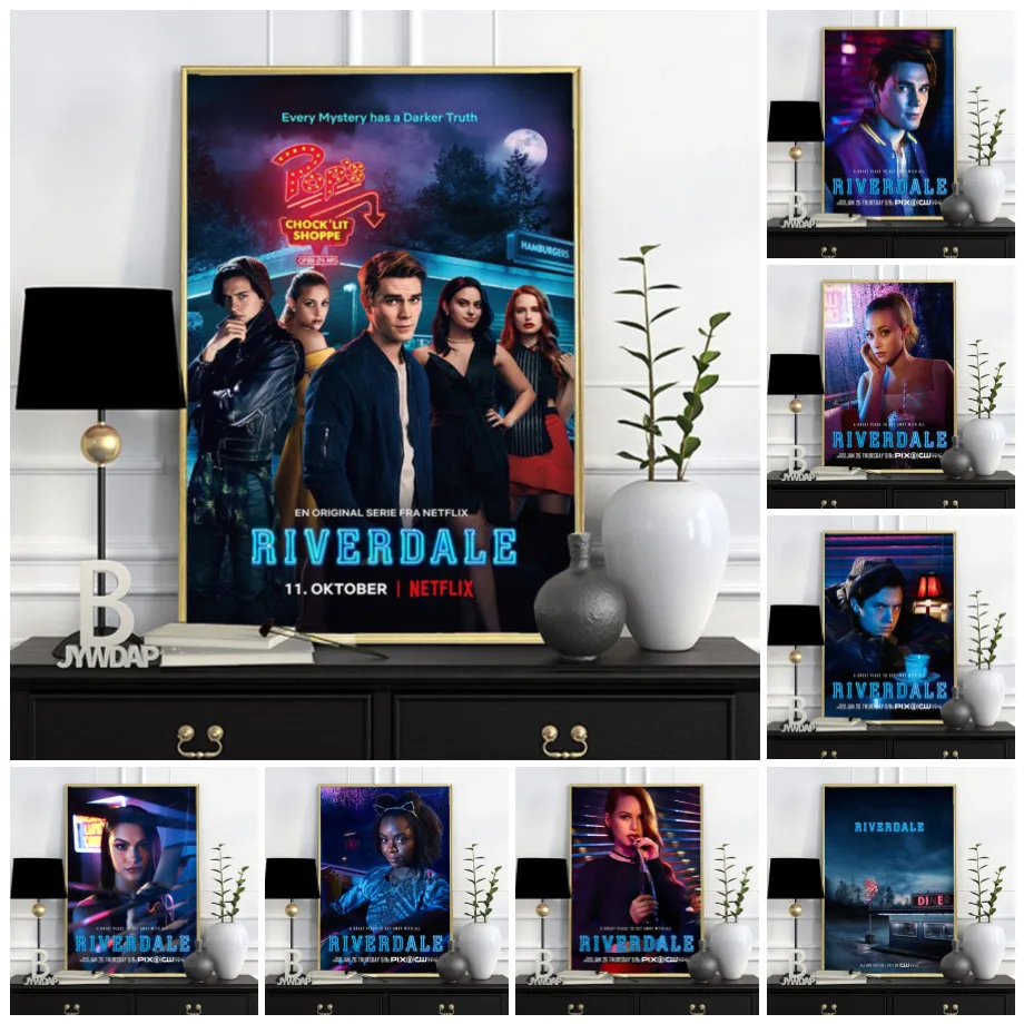 Movie Riverdale Season Tv Series Show Poster and Prints Wall Art Canvas Painting Vintage Wall Picture For Living Room Home Décor