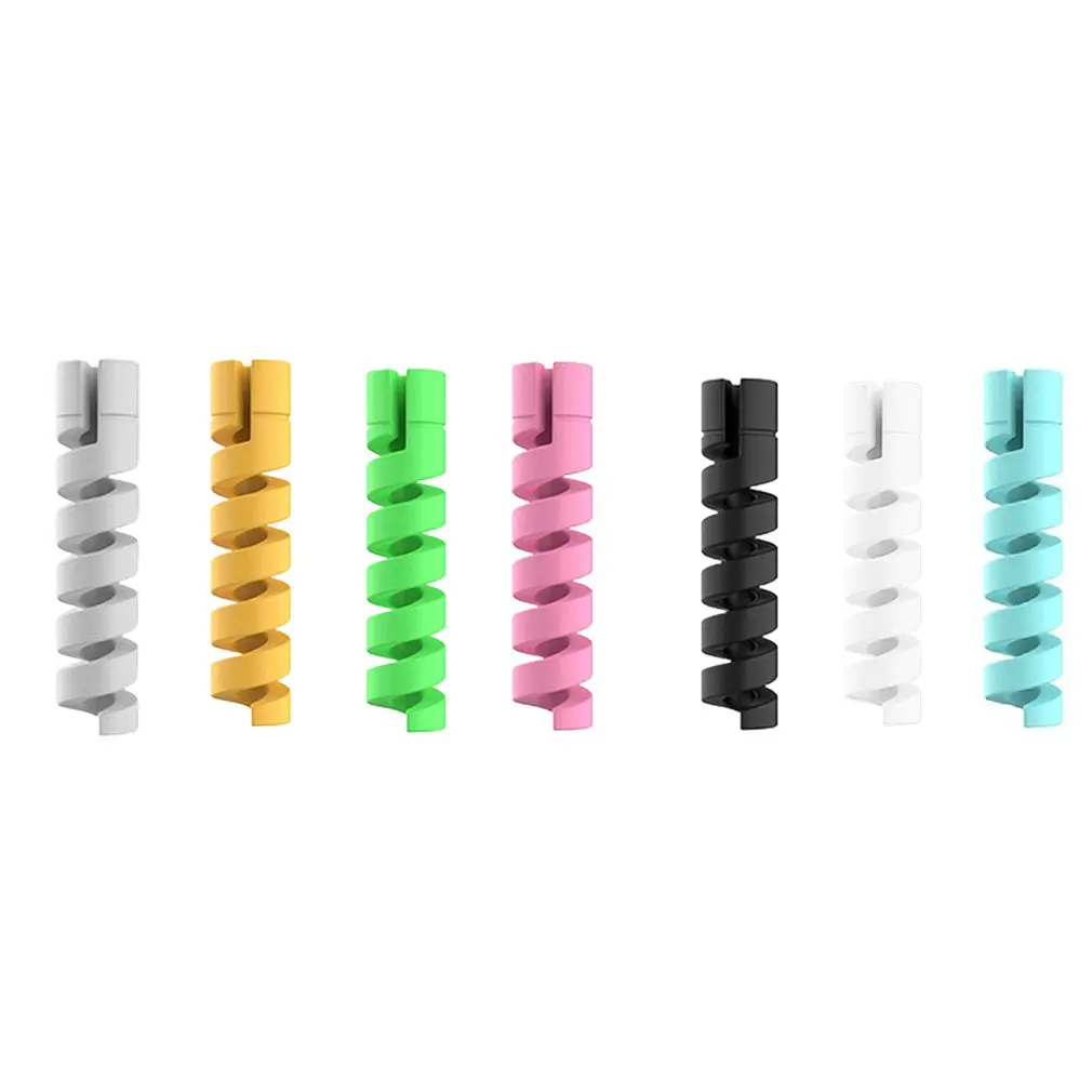 Protector de Cable para teléfono móvil, funda protectora para cargador USB, accesorios de teléfono, funda protectora para cable de datos en espiral