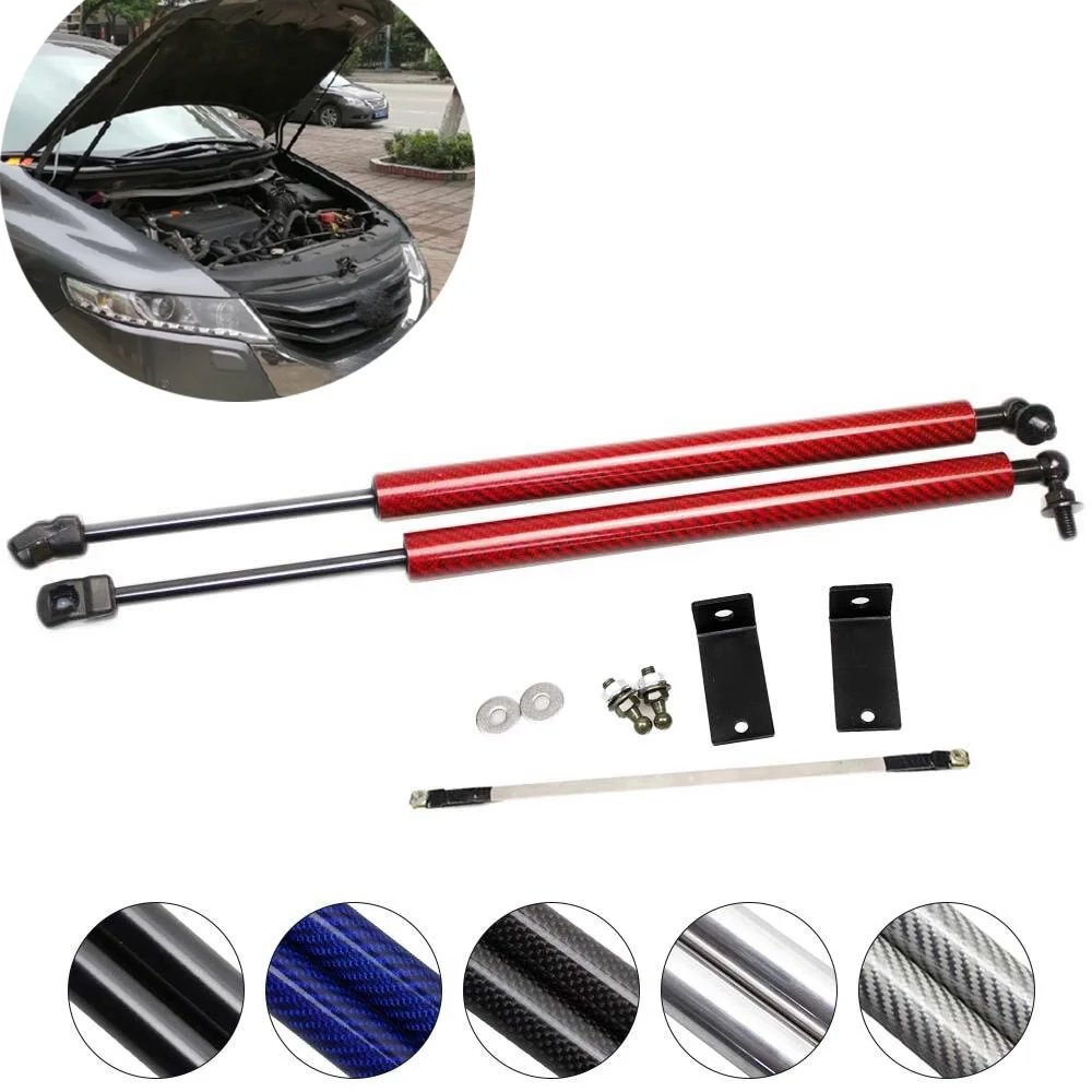 for Honda Odyssey International RB1/2/3/4 2003-2013 Front Hood Bonnet Gas Struts Shock Damper Lift Supports Car-Styling Absorber