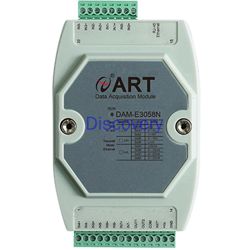 

Network Port Acquisition Module 8 Analog Input with 2 DO Output Module DAM-E3058N