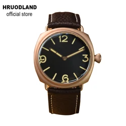 Hruodland Solid Bronze Quartz Men Watches 20ATM Waterproof Ronda 502 Mov't 2 Hands Simple Design Sapphire Crystal Wristwatch Men