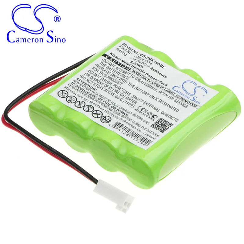 CameronSino Battery for Teleradio LE-TX-MX10 LI-TX-MN6 LI-TX-MD10 fits Teleradio M241054 Crane Remote Control battery 2000mAh