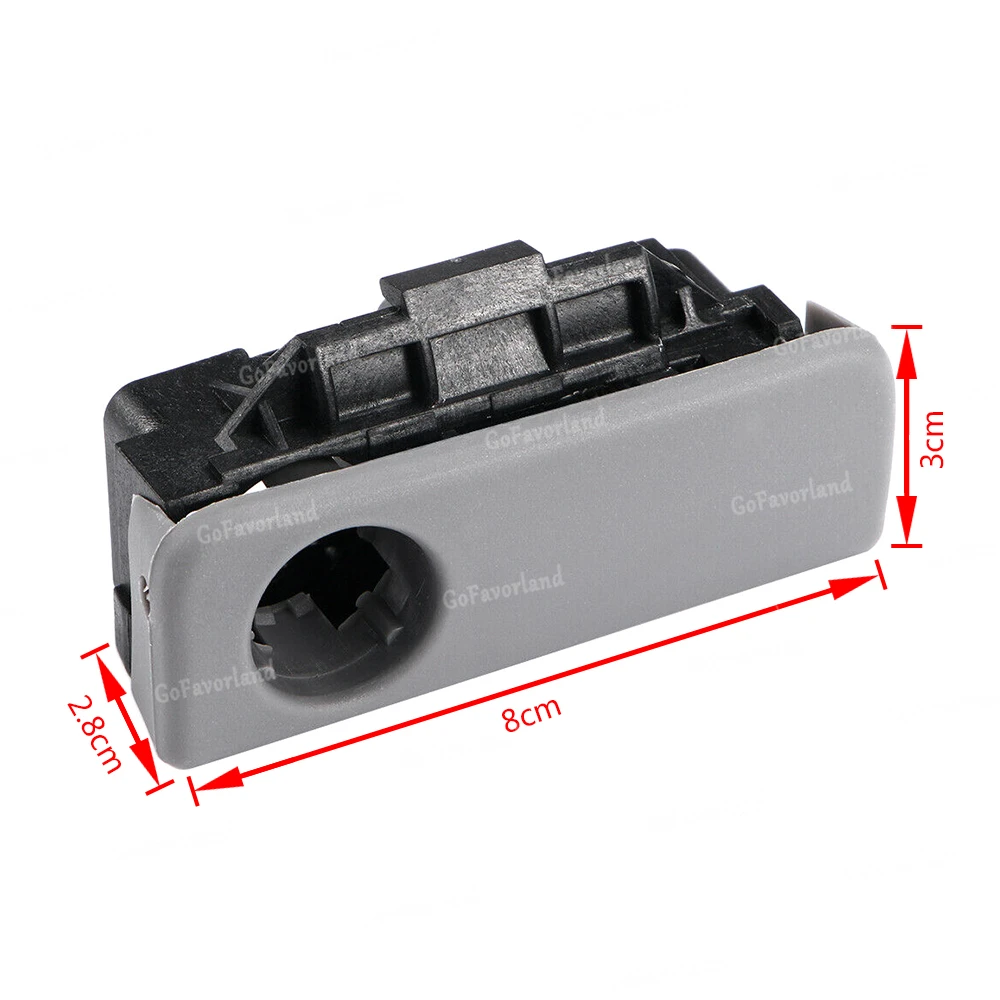 Stone Gray Glove Box Lock Latch Compartment Handle 55506-AE010 For Toyota Sienna 2004 2005 2006 2007 2008 2009 2010