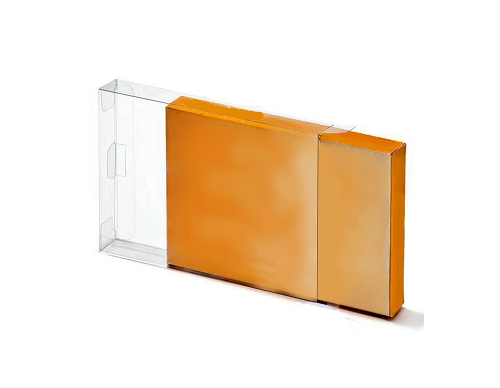 1 قطعة عالية الجودة واضح البلاستيك الشفاف PET بطاقة الألعاب حامي الحال بالنسبة لاستبدال صناديق ألعاب خرطوشة NES