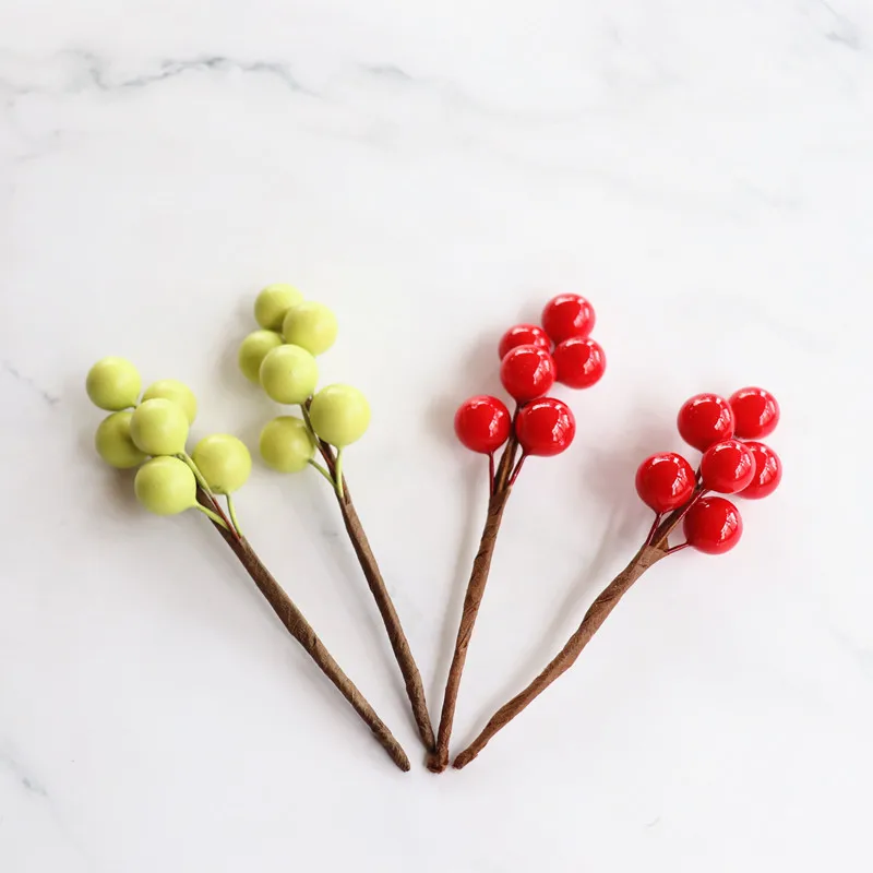 

Artificial Red Berries Branch Plant, Wedding Decoration, Fake Branch, DIY Home Decor Accessories, Photograp Props