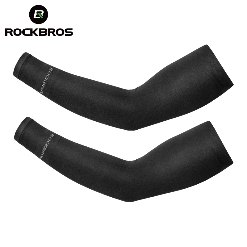 ROCKBROS lodowy jedwab rękawy naramienne kolarstwo ocieplacze na ręce ochrona przed słońcem UV Mangas bieganie sport koszykówka siatkówka fajne
