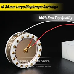 34 mm Large Diaphragm Capsule Microphone Cartridge Core For RODE NT1A PODCASTER PROCASTER Broadcaster Audio Condenser Mic