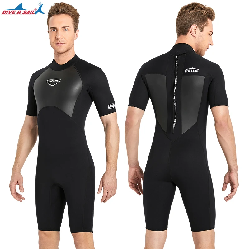 Euor Size XS to 3XL Wetsuits Adult's Youth Premium Neoprene Diving Suit 2mm Shorty Jumpsuit Bathing Suit for Snorkeling Scuba