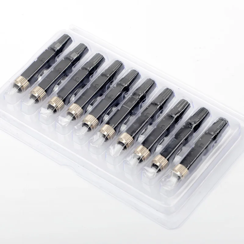 10PCS/LOT FTTH FC Fibre Opitc Quick field assembly optical Fiber fast connector PC UPC CCTV