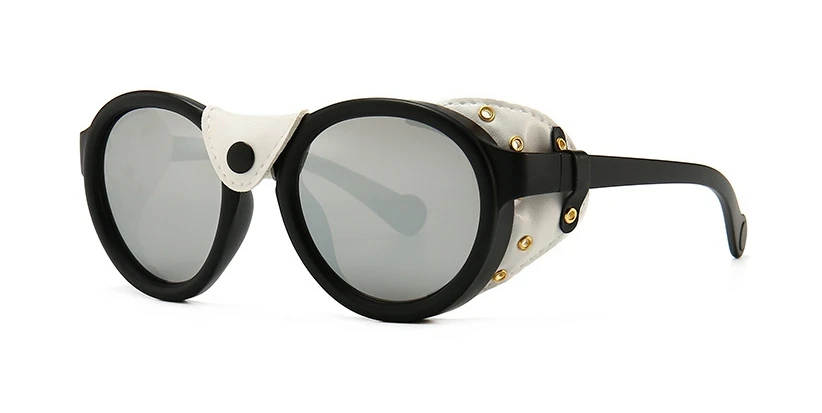 46311 Steam Punk Oval Winddicht Goggle Sonnenbrille Vintage Herren Damen Shades UV400 Vintage Brille – Detail 14