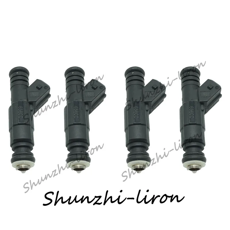 4pcs Fuel Injector Nozzle For Racing Turbo 650CC LS1 LS6 LSX E85 GT650 GT800 GT1000 OEM:BS-650CC