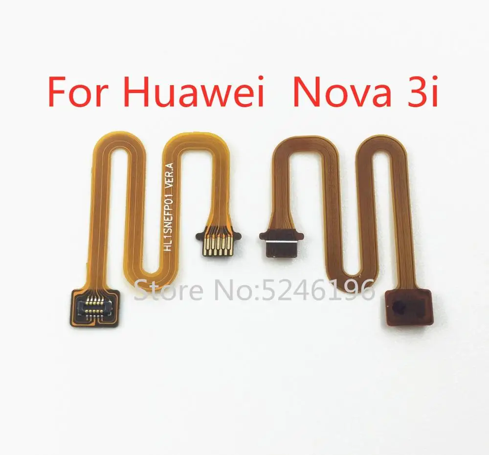 1pcs Fingerprint Scanner Connector Flex Cable Touch ID Sensor Connector Flex Cable For Huawei Nova 3i Replace Part