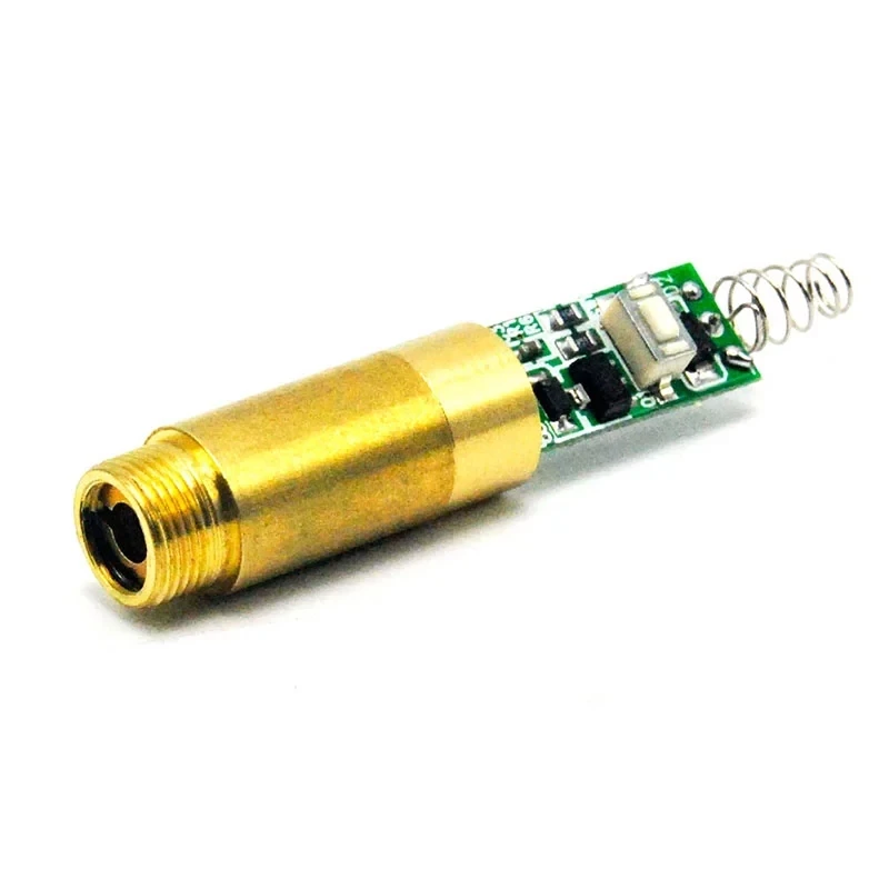 1pair INDUSTRIAL 532nm 5-10mW 3.7V Green Laser DOT Module Diode w Driver&spring