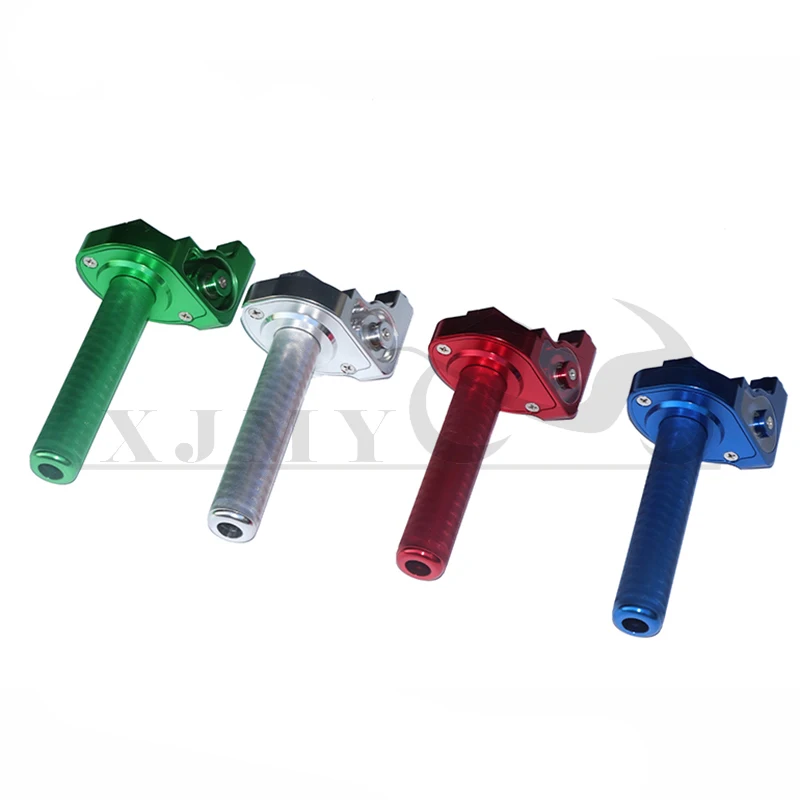 

New CNC Aluminum Throttle Grips Cable Dirt Pit Bike Fast Throttle Handle Fit For CRF 250 450 Dirt Pit Bike