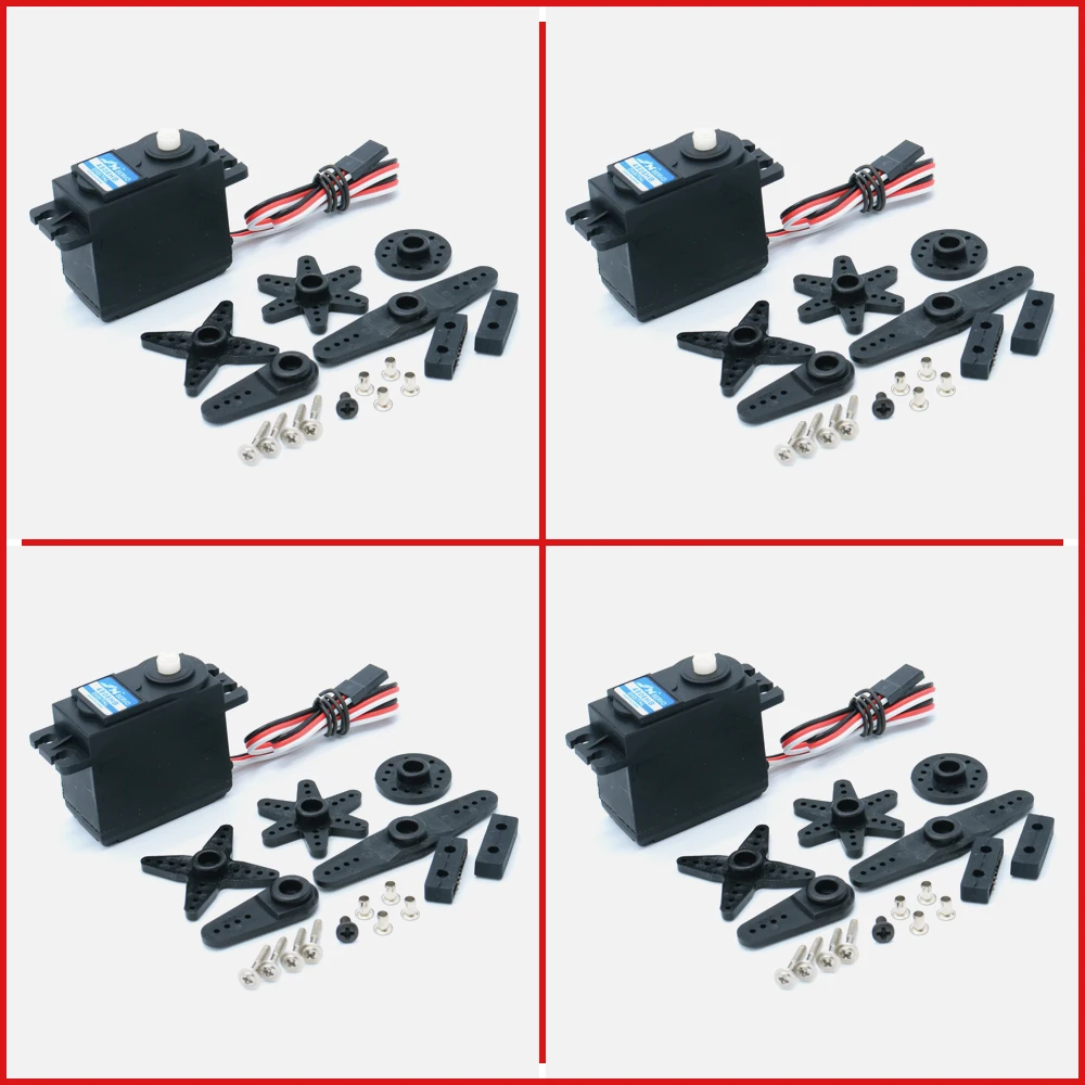 

4PCS JX Servo PDI-4806HB 48.5g 6.21kg Plastic Gear Digital Standard Servo For RC Models Car Holicopter Robot Boat Airplane