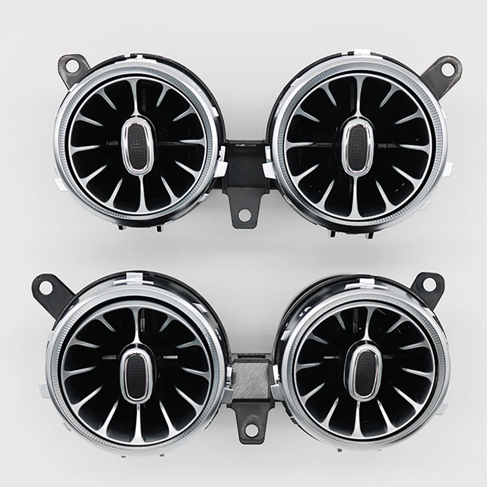 K-Auto Voor Dashboard Ac Airconditioning Vent Outlet 64-Kleur Turbo Interieurbekleding Voor Mercedes Benz E-Klasse w213 2015-2020