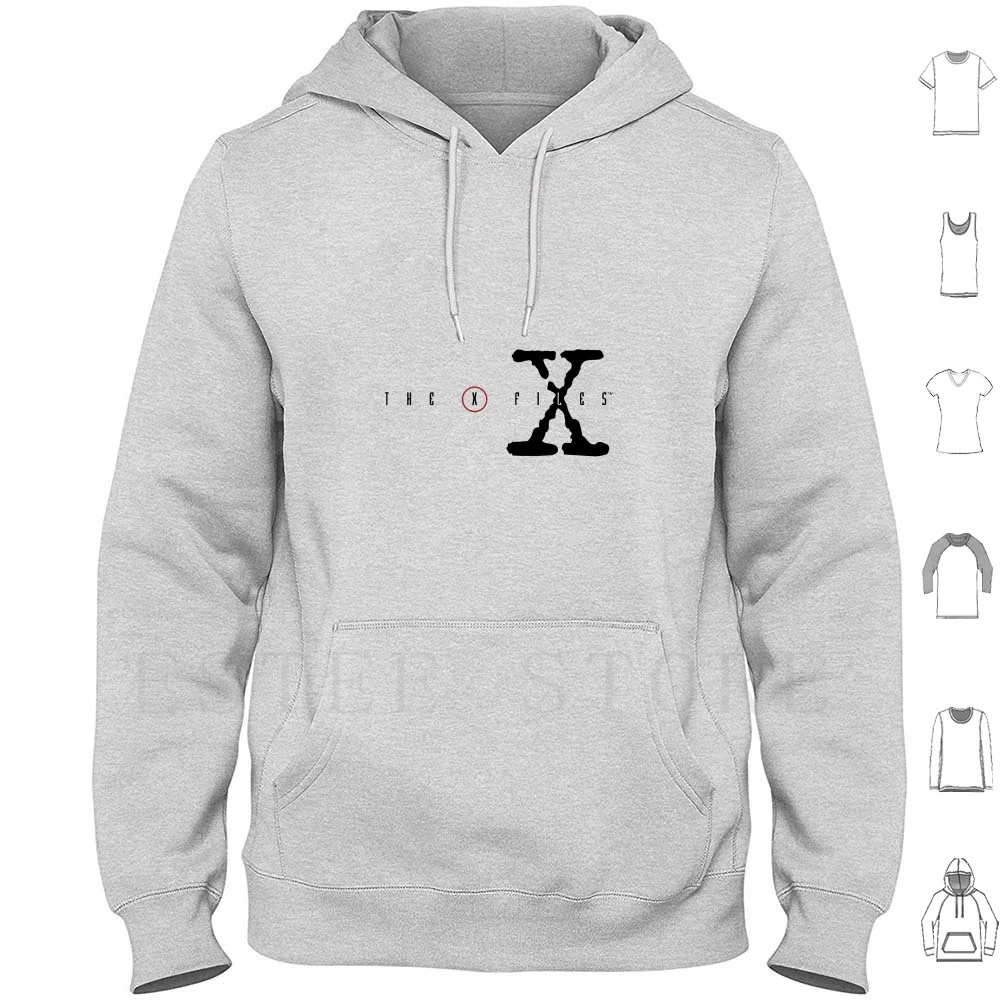 X Files Hoodies Long Sleeve Mulder Scully Skinner Smoking Man Smoking Fbi Fox Tv