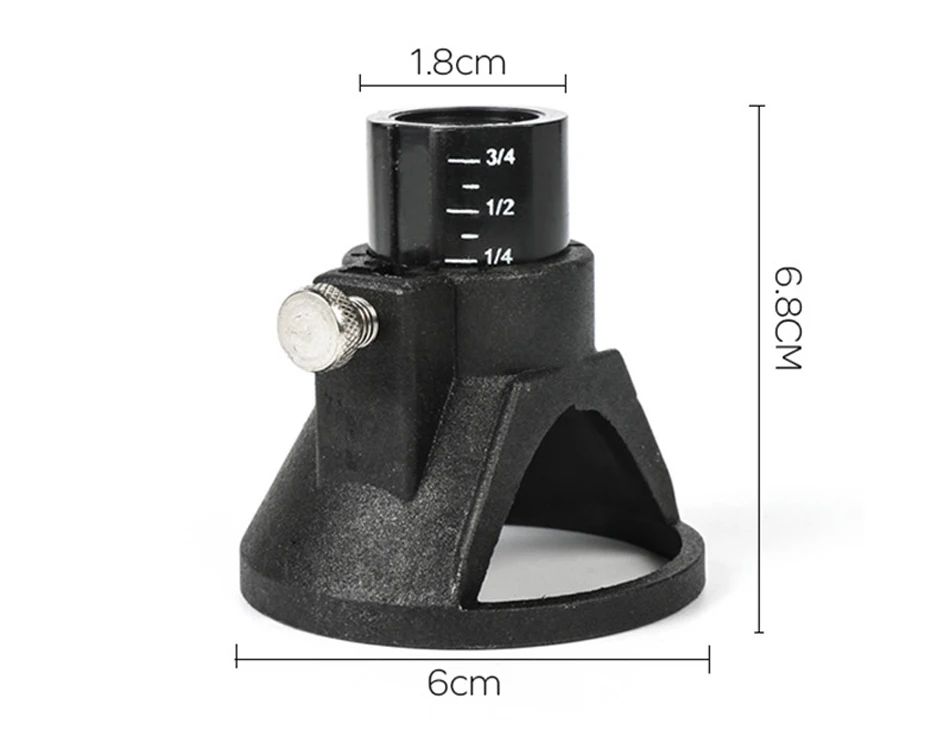 Tungfull-Soporte localizador de rueda para herramientas rotativas Dremel, tapa de nariz giratoria, accesorios para herramientas eléctricas, accesorios Dremel, molienda de diamante