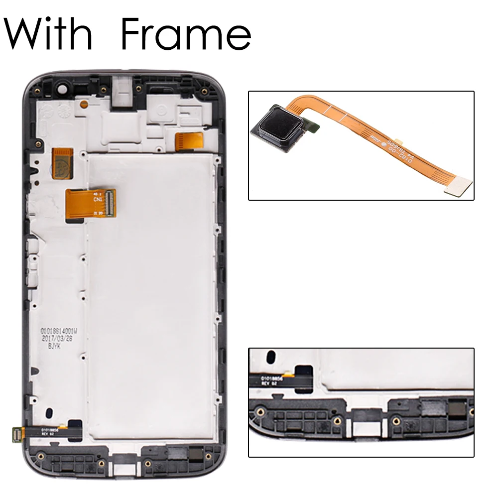 Boutique 5.5\'\' LCD For Motorola Moto G4 Plus LCD Display XT1644 XT1642 LCD Touch Screen Assembly Frame For Moto G4 Plus LCD