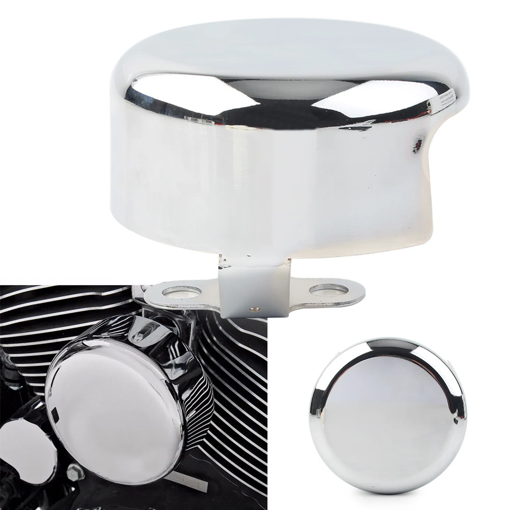 

Motorcycle Horn Cover Chrome Smooth Steel for Harley Davidson 1991-2010 2011 2012 2013 2014 2015 2016 2017 Big Twin 45/8"