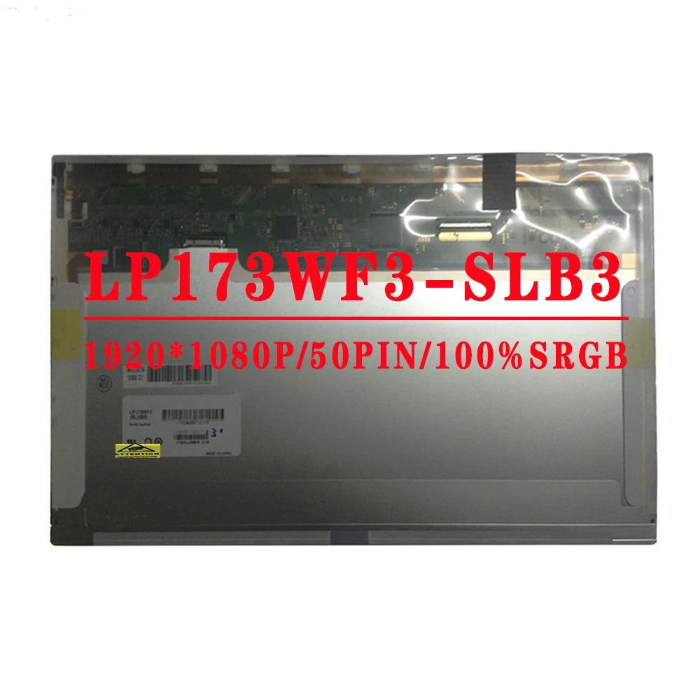 LP173WF3 LP173WF3-SLB3 LP173WF3- SLB2 LP173WF3 -SLB4 LP173WF3 -SLB1 17.3 inch 1920*1080 IPS 50Pin LVDS 100% Adobe RGB lcd Screen