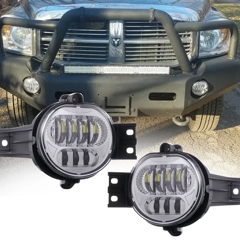 

Car Fog Auxiliary Driving Lamps For Dodge Ram 1500 2002-2008/Durango 2005 2006 Pickup Truck DOT LED Super Bright Fog Lights