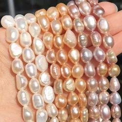 Irregular Natural Freshwater Pearl Beads White Pink Purple Punch Pearls Beads for DIY Craft Bracelet Necklace Jewelry Making