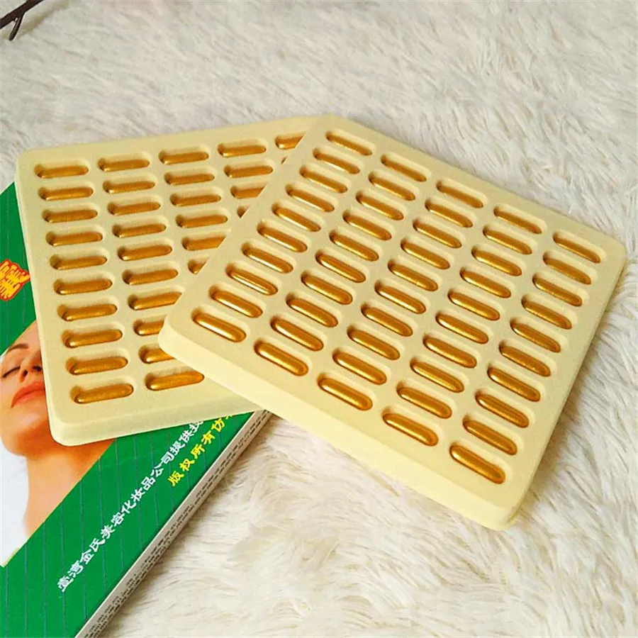 100 Pieces Beauty Salon Facial Detoxification Capsule for Ultrasonic Machine Export Lead Mercury Melanin Skin Whitening Care