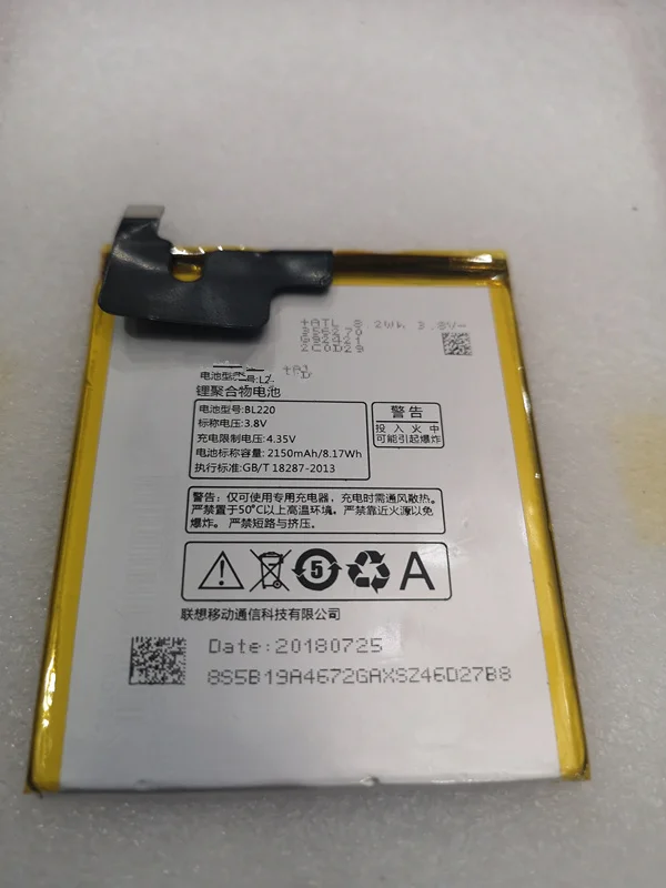 

new 2150mAh BL220 Battery For Lenovo S850 S850T Mobile phone Battery tool