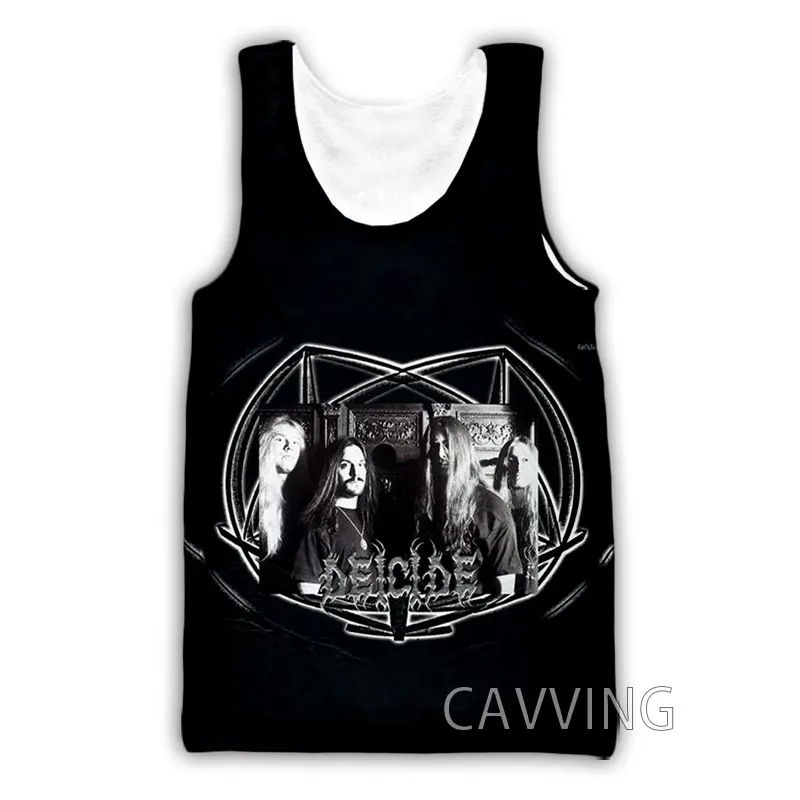 New Fashion Women/Men\'s 3D Print  DEICIDE Band  Tank Tops Harajuku  Vest  Summer Undershirt Shirts Streetwear