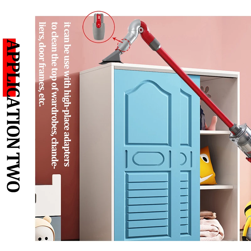 Dla Dyson V7 V8 V10 V11 części do czyszczenia próżniowego Quick Release Adapter o niskim zasięgu 970790-01 Adapter dolny do gospodarstwa domowego