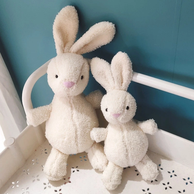 

Cute Hand Holding Rabbit Plush Dolls Toys Soft Small Animal Stuffed Appease Sleeping Toys For Children Birthday Gifts 18CM/23CM