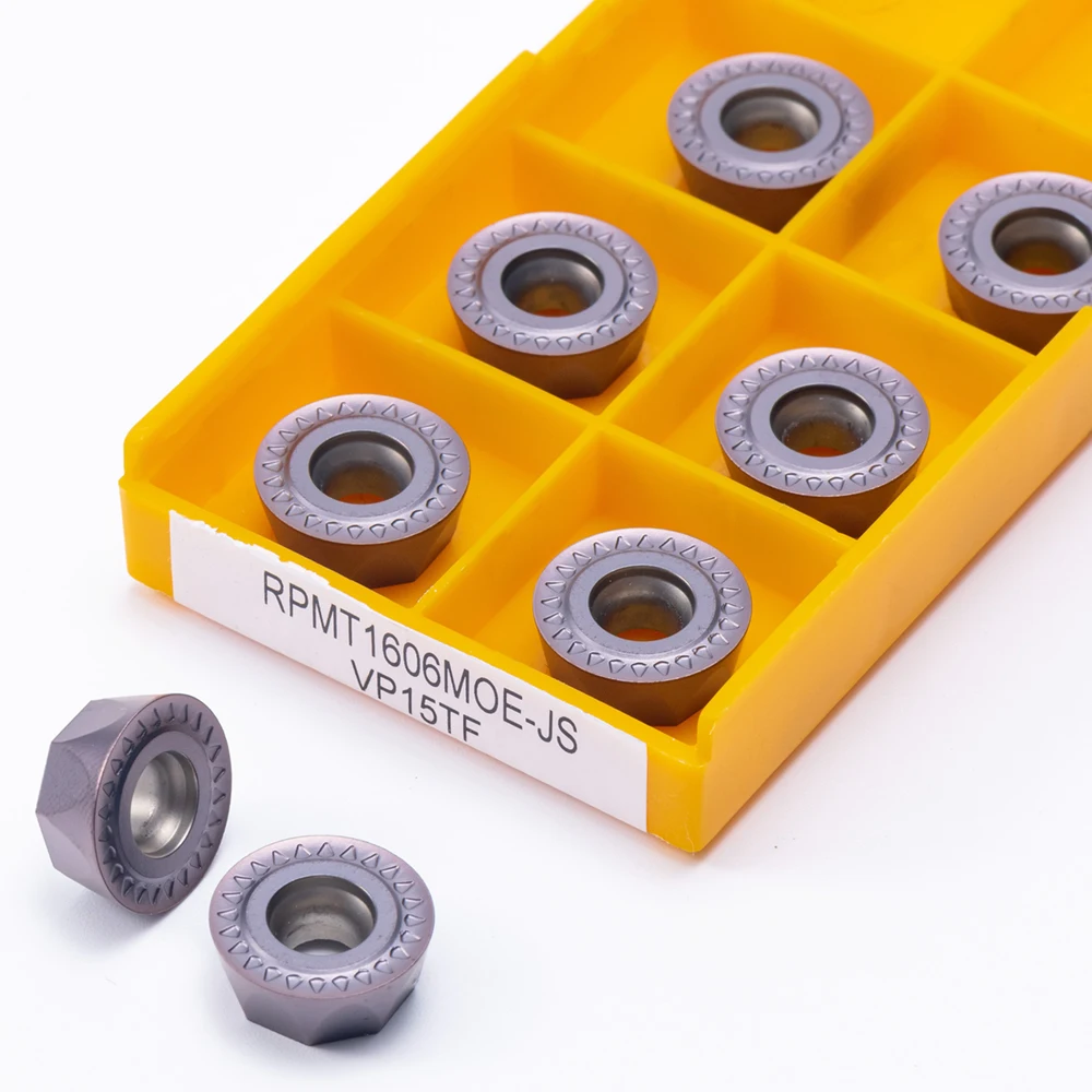 Imagem -03 - Interna de Metal Aço Steeless Ferramenta de Torneamento Rpmt Carboneto de 1606 Transformando Ferramenta de Inserção 10 Pcs Alta Qualidade Rpmt1606 mo js Vp15tf