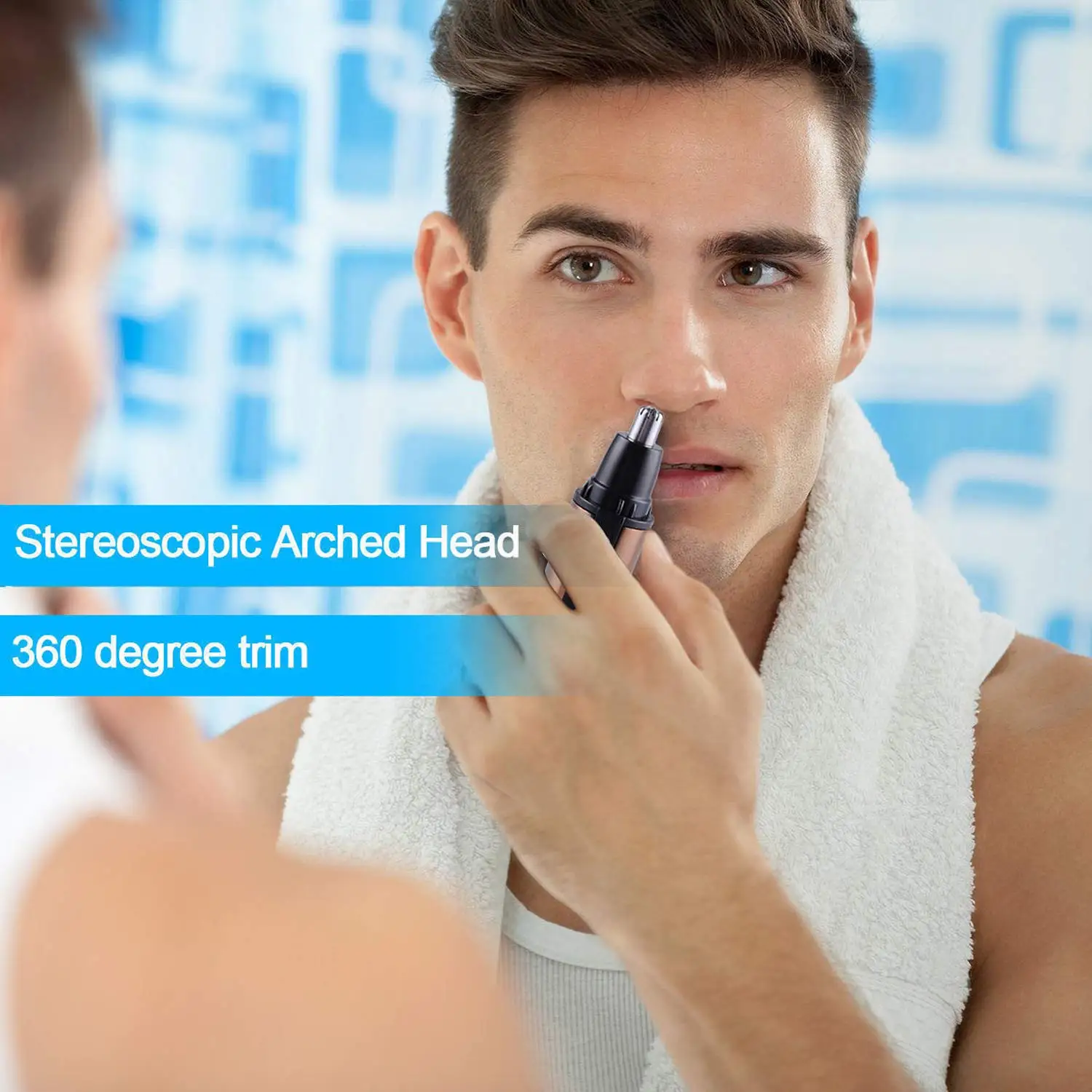 Женский Триммер для удаления волос в носу и ушах