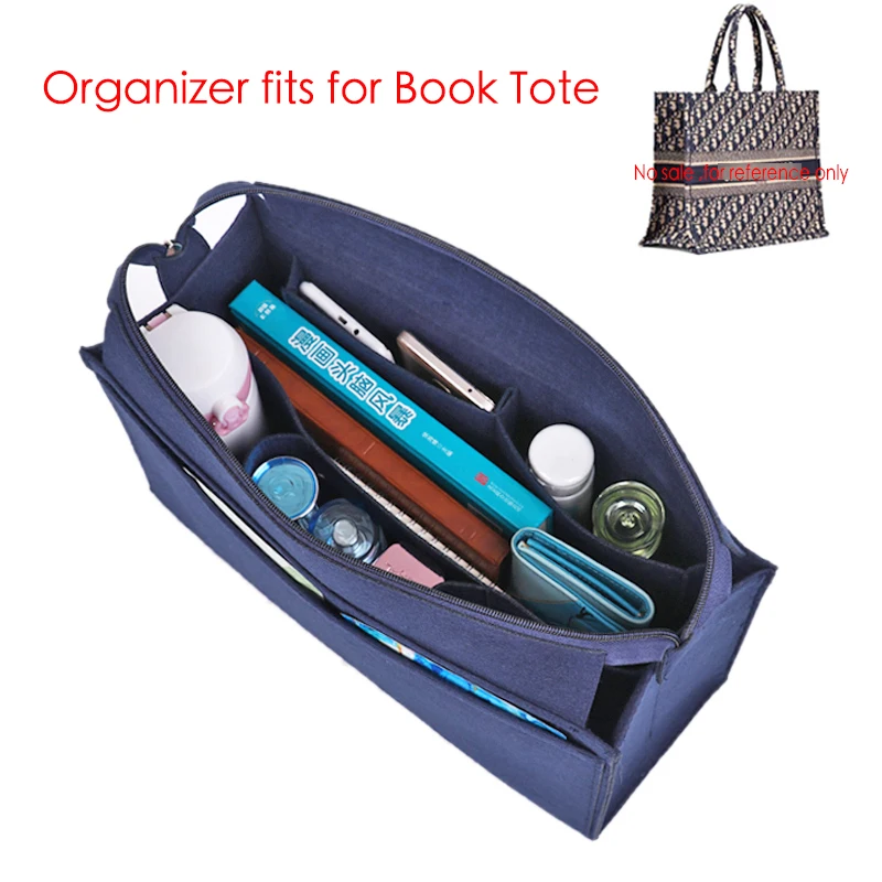 

NEW Organizer Makeup Handbag For Book Tote Felt Cloth Insert Speedy Bag Organizer Travel Inner Purse Baby Cosmetic Mommy Bag