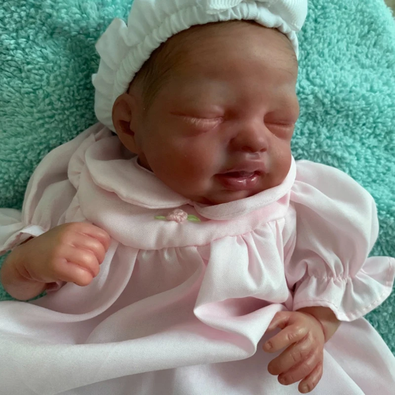 9Inch Reborn Doll Kit Mini Becca Onvoltooide Ongeverfd Doll Onderdelen Diy Reborn Blank Doll Kit Met Body
