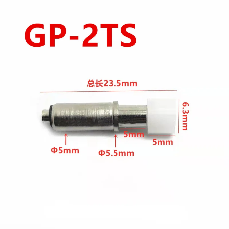 

50PCS GP-2TS Spring Positioning Pin with Rubber Head 5.0mm Elastic Column Total Length 23.5mm Positioning Column